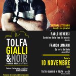 10 novembre 2018 al Teatro Claudio ritorna Tolfa gialli&noir - Parola agli scrittori